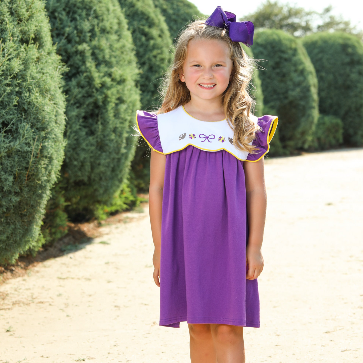 Team Spirit Scallop Dress